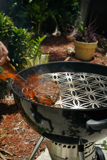 Round Stainless Steel Grill Grates for Kettle & Kamado Grills